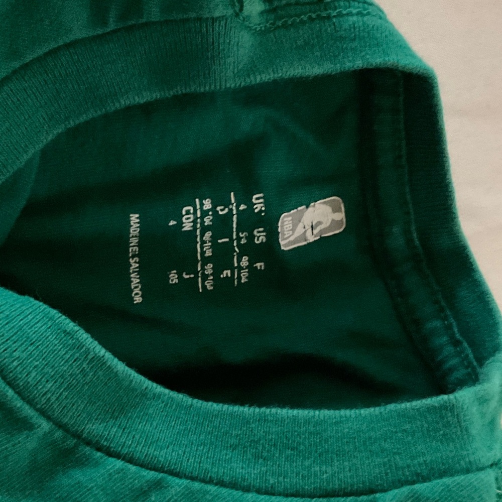 NBA Celtics Kids Green Basketball Tee - Picture 5 of 5